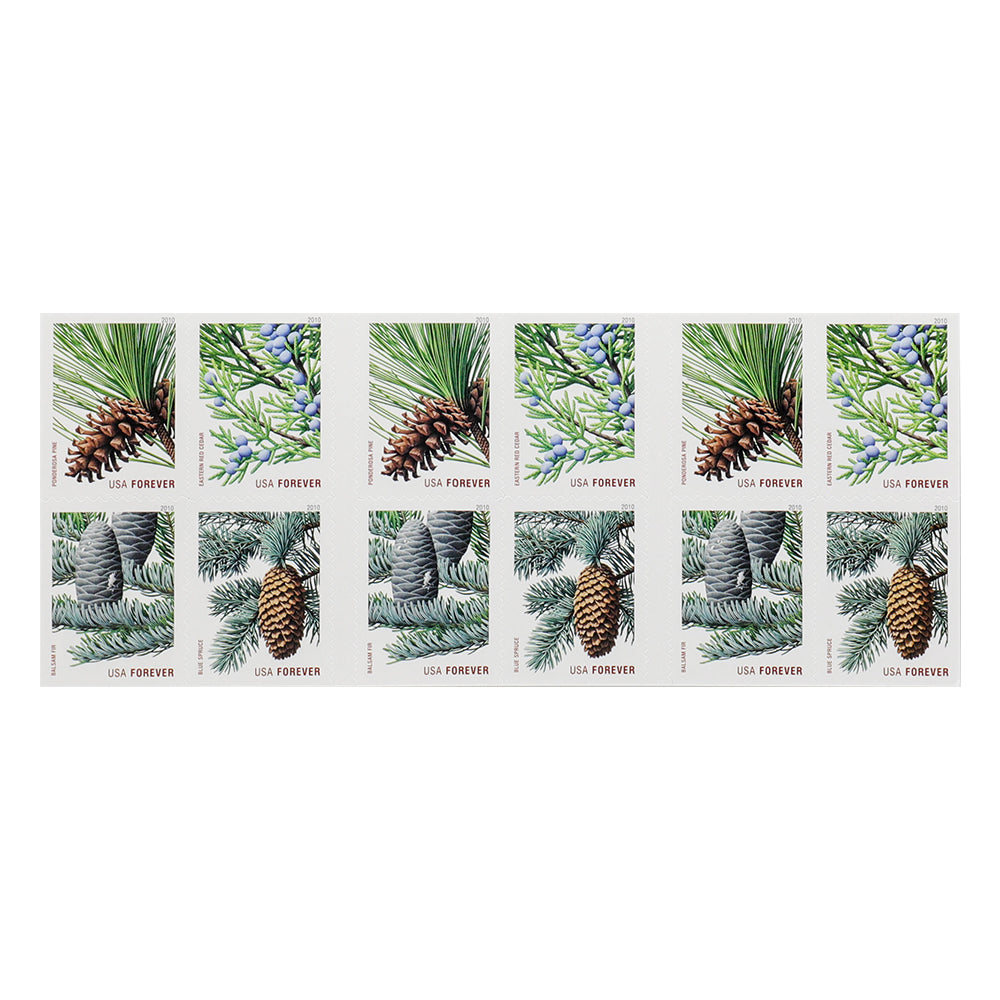 2010 Holiday Evergreens Forever First Class Postage Stamps