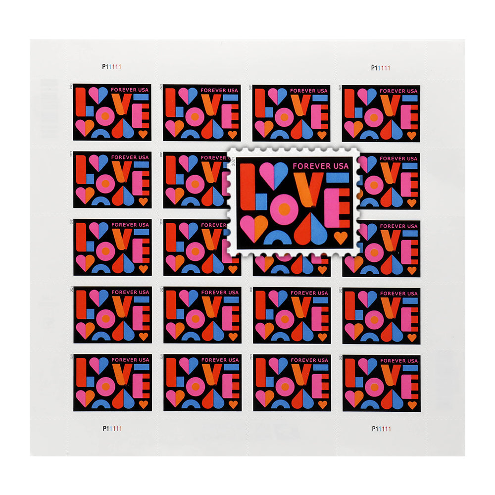 US 2021 Love Forever Stamps Wedding