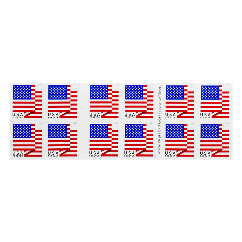 Booklet 2018 US Flag Forever First-Class Postage Stamps