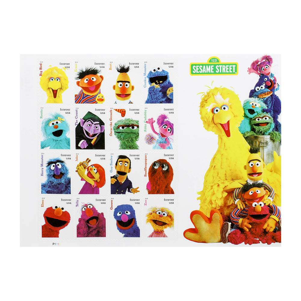 2019 First-Class Forever Stamp - Sesame Street: Cookie Monster